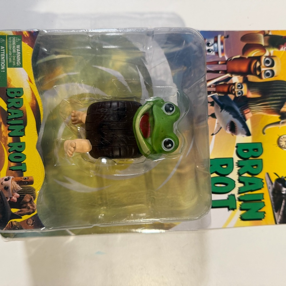 Brain Rot Frog Figure